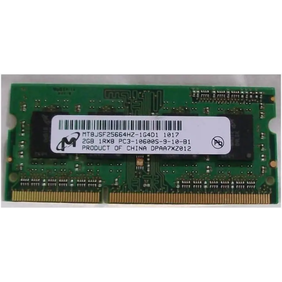 Micron MT16JSF25664HZ – 2GB DDR3 SODIMM – 204-pin – 1.5V – Dual Rank-1