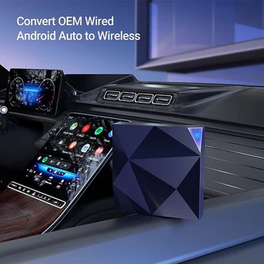 KYEBRIQ R2-LITE – Draadloze Android Auto Adapter voor Auto's met Bekabelde Android Auto (Android 11+)-5