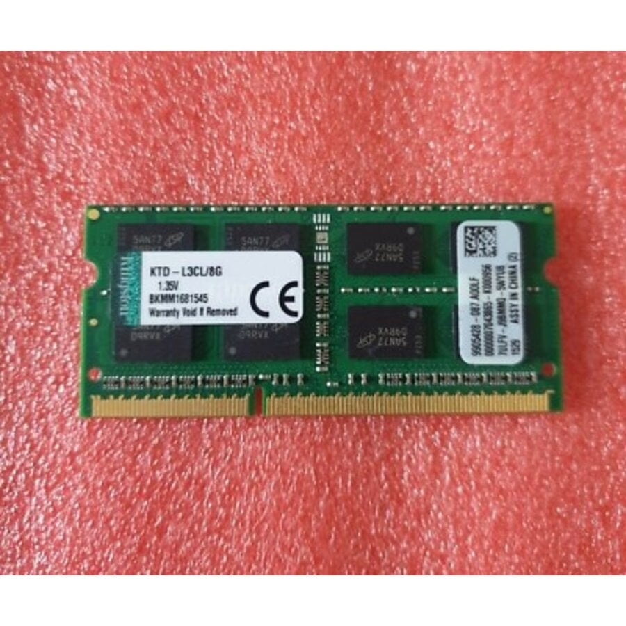 Kingston KTD-L3CL/8G – 8GB DDR3L SODIMM – 204-pin – 1600 MHz – PC3L-12800 – 1.35V – 2Rx8-1