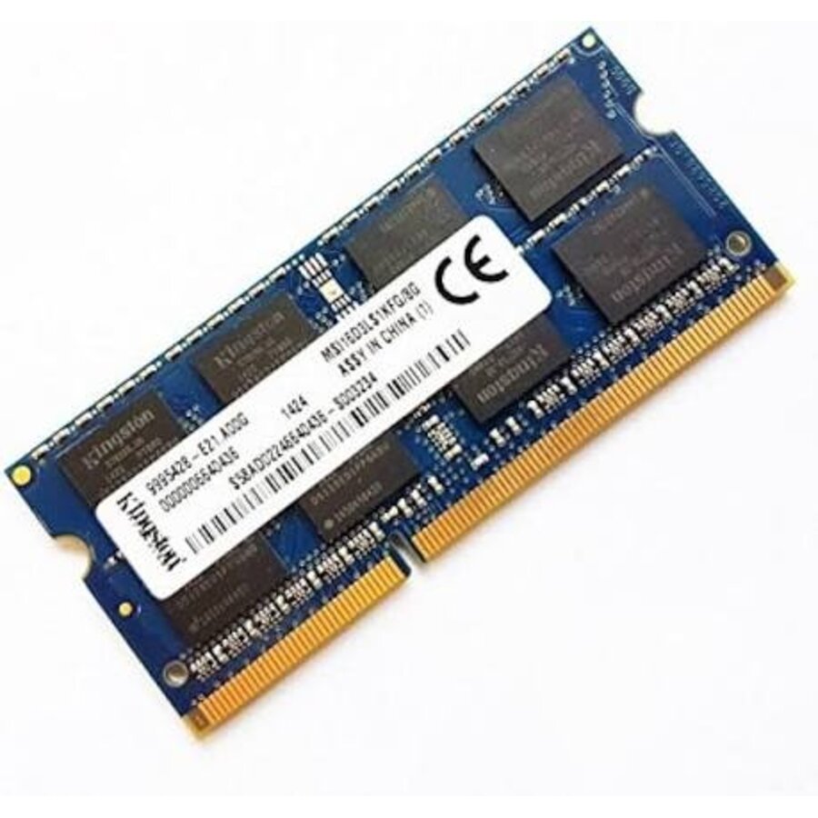 Kingston MSI16D3LS1KFG/8G – 8GB DDR3L SODIMM – 204-pin – 1600 MHz – PC3-12800 – 1.35V – 2Rx8-1