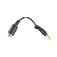 thumb-Zazitec DC power verlengkabel 15cm 4.8mm x 1.7mm (yellow pin) male naar 7.4mm x 5.0mm female laptop stroom verlengkabel voor Dell en HP compatibele voedingen en adapters-1