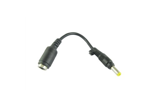 Zazitec DC power verlengkabel 15cm 4.8x1.7mm (yellow pin) naar 7.4x5.0mm female 
