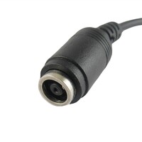 thumb-Zazitec DC power verlengkabel 15cm 4.8mm x 1.7mm (yellow pin) male naar 7.4mm x 5.0mm female laptop stroom verlengkabel voor Dell en HP compatibele voedingen en adapters-2
