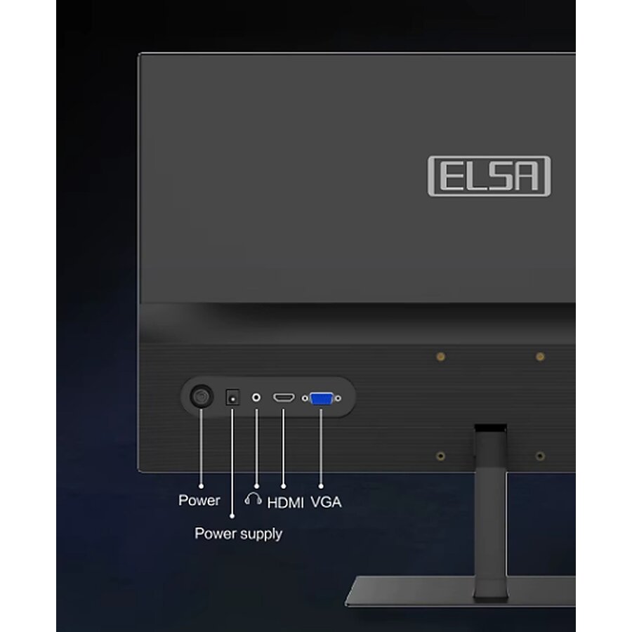 Elsa 27 Inch Monitor - IPS FHD - HDMI/VGA - 1920x1080 - Flat Panel-1