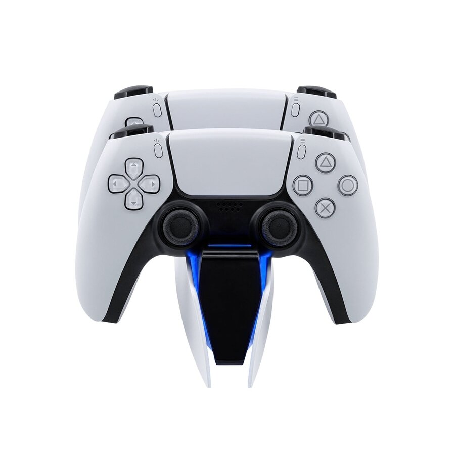 Honcam PS5 controller oplaadstation dock dual charging station voor 2 DualSense controllers USB-C fast charge LED indicator compatibel met PlayStation 5-2