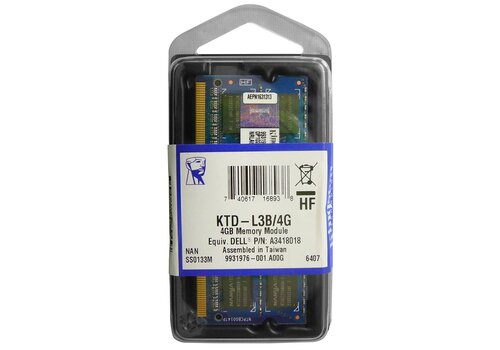 Kingston KTD-L3BS/4G – 4GB DDR3 SODIMM – 204-pin – 1333 MHz – 1.5V – 1Rx8 