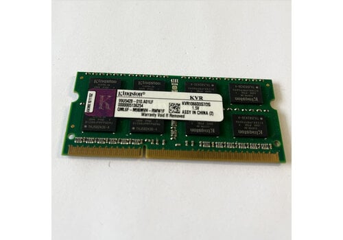 Kingston KVR1066D3S8S7/2G – 2GB DDR3 SODIMM – 204-pin – 1066 MHz – 1.5V – 1Rx8 