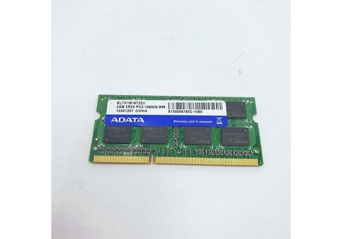 A-DATA EL73I1B1672ZU – 2GB DDR3 SODIMM – 204-pin – 1333 MHz – 1.5V – 2Rx8 