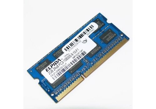 Elpida EBJ21UE8BDS0-DJ-F – 2GB DDR3 SODIMM – 204-Pin – 1333 MHz – PC3-10600S – 2Rx8 