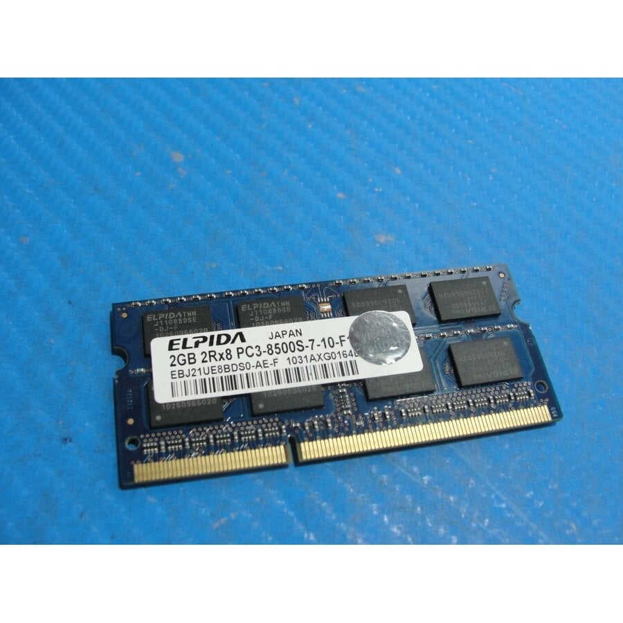 Elpida EBJ21UE8BDS0-AE-F – 2GB DDR3 SODIMM – 204-Pin – 1066 MHz – PC3-8500S – 2Rx8-1