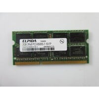 Elpida EBJ21UE8BAU0-AE-E – 2GB DDR3 SODIMM – 204-Pin – 1066 MHz – PC3-8500S – 2Rx8