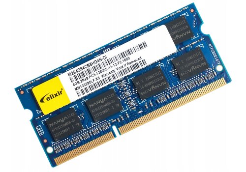 Elixir M2S4G64CB8HG4N-DI – 4GB DDR3 SODIMM – 204-Pin – 1600 MHz – PC3-12800S – 2Rx8 