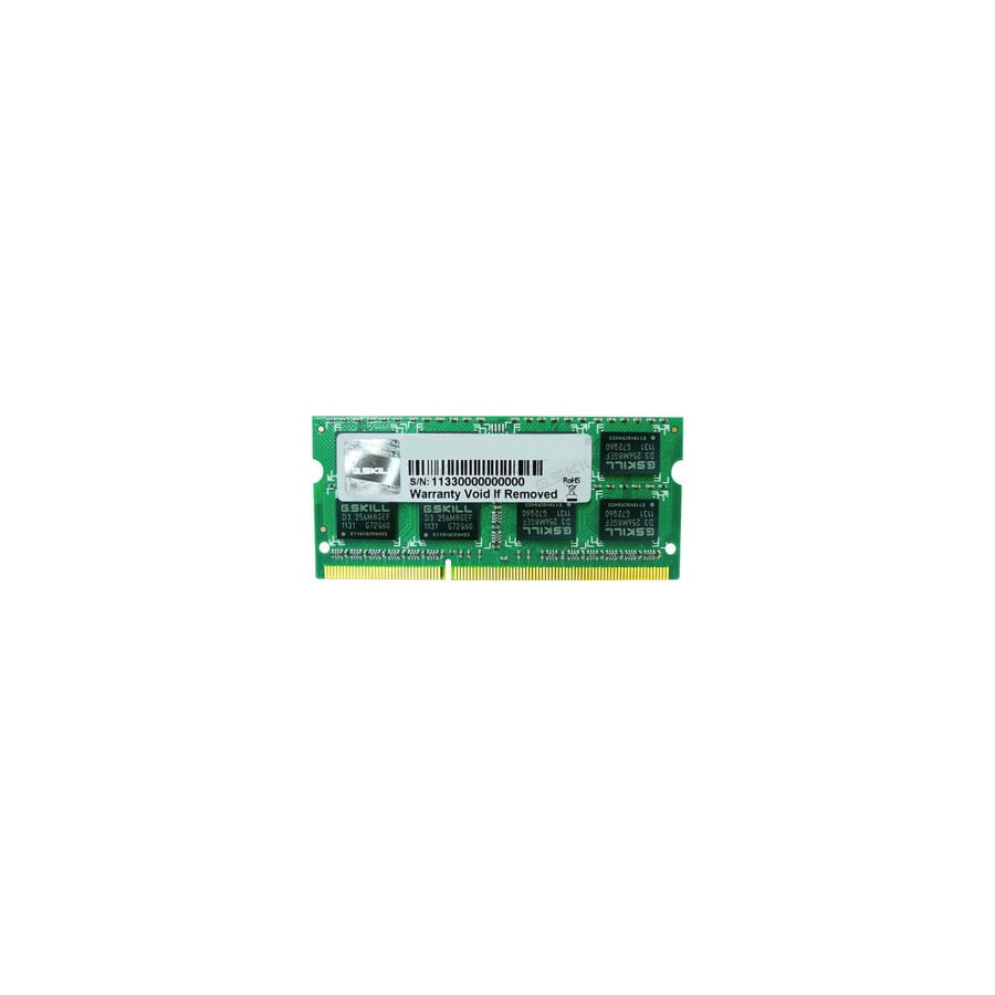 G.SKILL F3-1600C11S-8GSL – 8GB DDR3L SODIMM – 204-Pin – 1600 MHz – PC3L-12800S – CL11-1