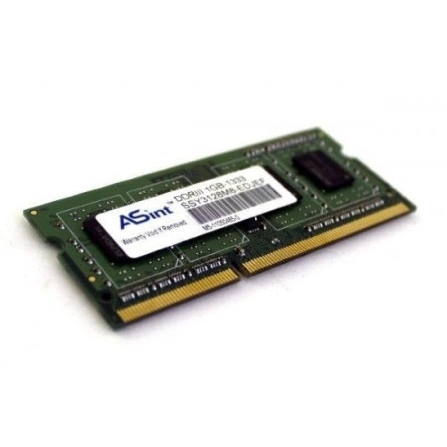 ASint SSZ3128M8-EDJEF – 2GB DDR3 SODIMM – 204-Pin – 1333 MHz – PC3-10600 – CL9-1