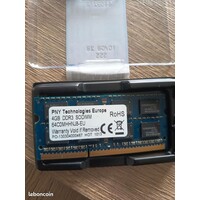 PNY Technology Europe 64C0MHHNJ8-EU – 4GB DDR3 SODIMM