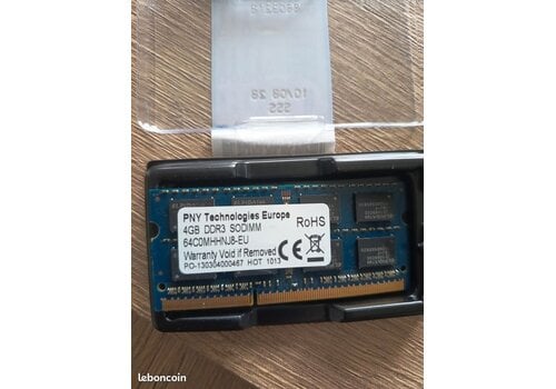 PNY Technology Europe 64C0MHHNJ8-EU – 4GB DDR3 SODIMM 