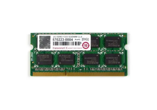 Transcend 657893-1637 – 2GB DDR3 SODIMM – 204-Pin – 1600 MHz – PC3-12800S 