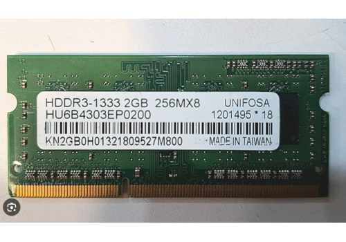 Unifosa HU6B4303EP0200 – 2GB DDR3 SODIMM – 204-Pin – 1333 MHz – PC3-10600S 