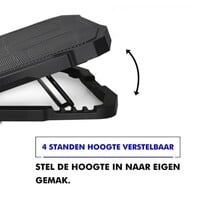 thumb-Greenure Laptop Koeler – Cooling Pad – Laptopstandaard – Verstelbaar – Tot 17 inch – 4 Ventilatoren-8