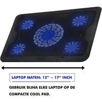 thumb-Greenure SY-C5 Nootpad Cooling Pad – Laptopkoeler – Cooling Pad – Laptopstandaard-3
