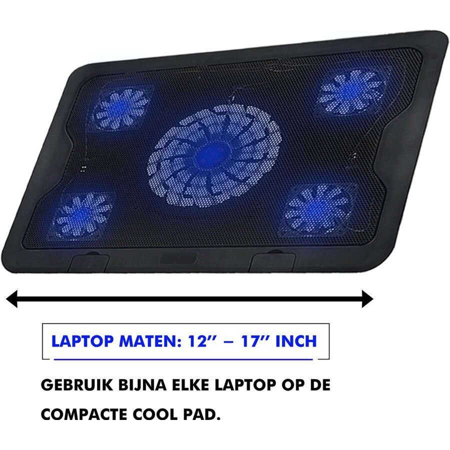 Greenure SY-C5 Nootpad Cooling Pad – Laptopkoeler – Cooling Pad – Laptopstandaard-3