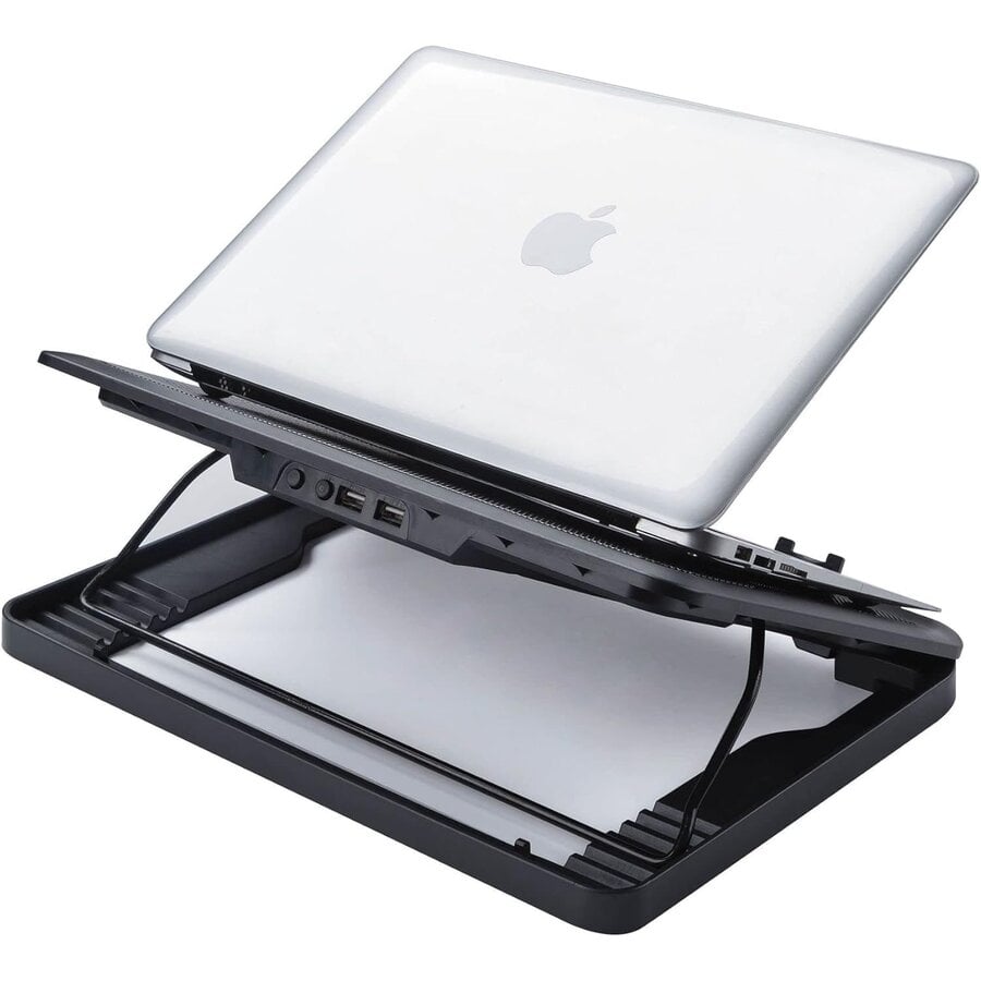Greenure Laptop Cooler tot 17 inch – Cooling Pad – 5 Ventilatoren – 2 USB Poorten – Verstelbare Verhoging-3