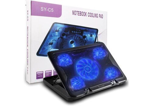 Greenure SY-C5 Nootpad Cooling Pad – Laptopkoeler – Cooling Pad – Laptopstandaard 