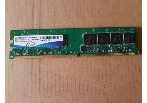 ADATA AD2800002GOU – 2GB DDR2 800MHz DIMM Desktop Geheugen – PC2-6400 