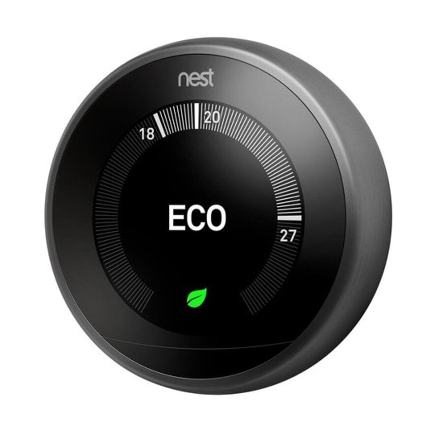 Google Nest Learning Thermostat V3 – Slimme Thermostaat – Zwart – OpenTherm – Wifi –-3