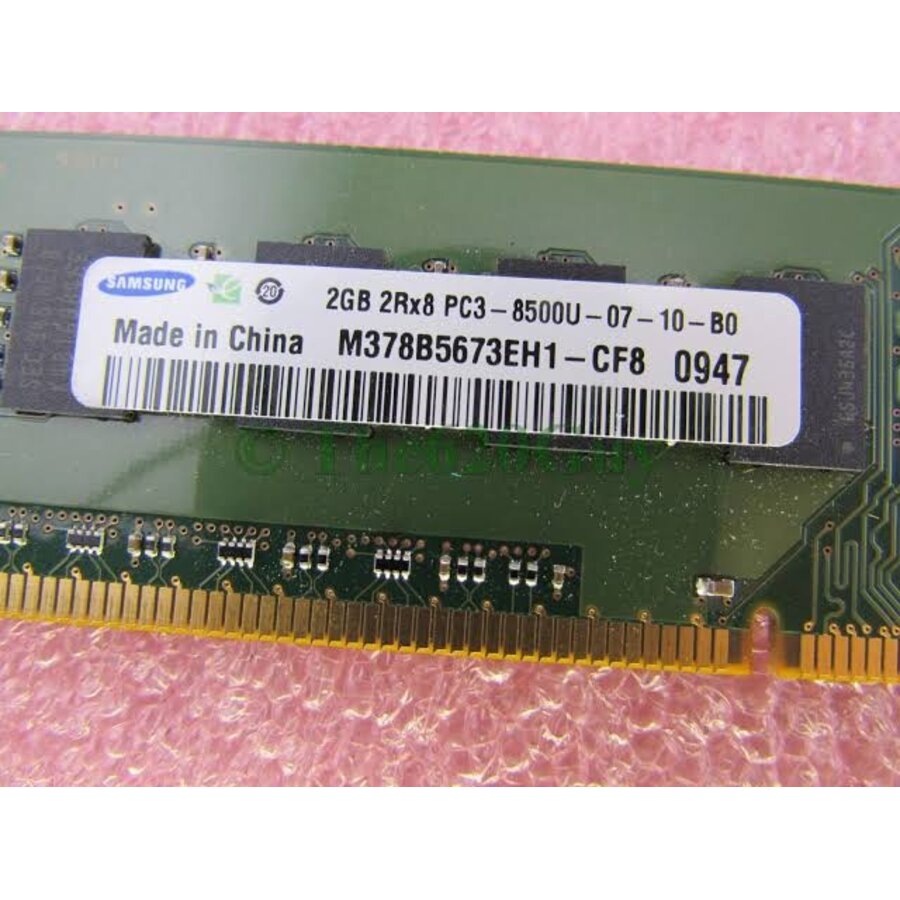 Samsung M378B5673EH1-CF8 – 2GB DDR3 1066MHz DIMM Desktop Geheugen – PC3-8500-1