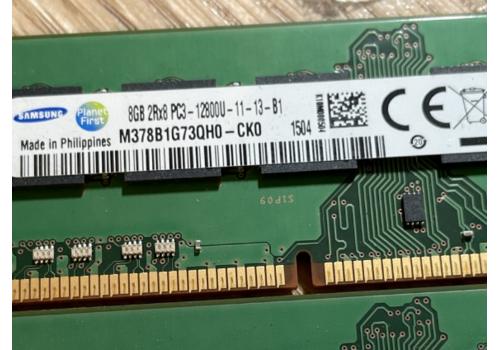 Samsung M378B1G73QH0-CK0 – 8GB DDR3 1600MHz DIMM Desktop Geheugen – PC3-12800 