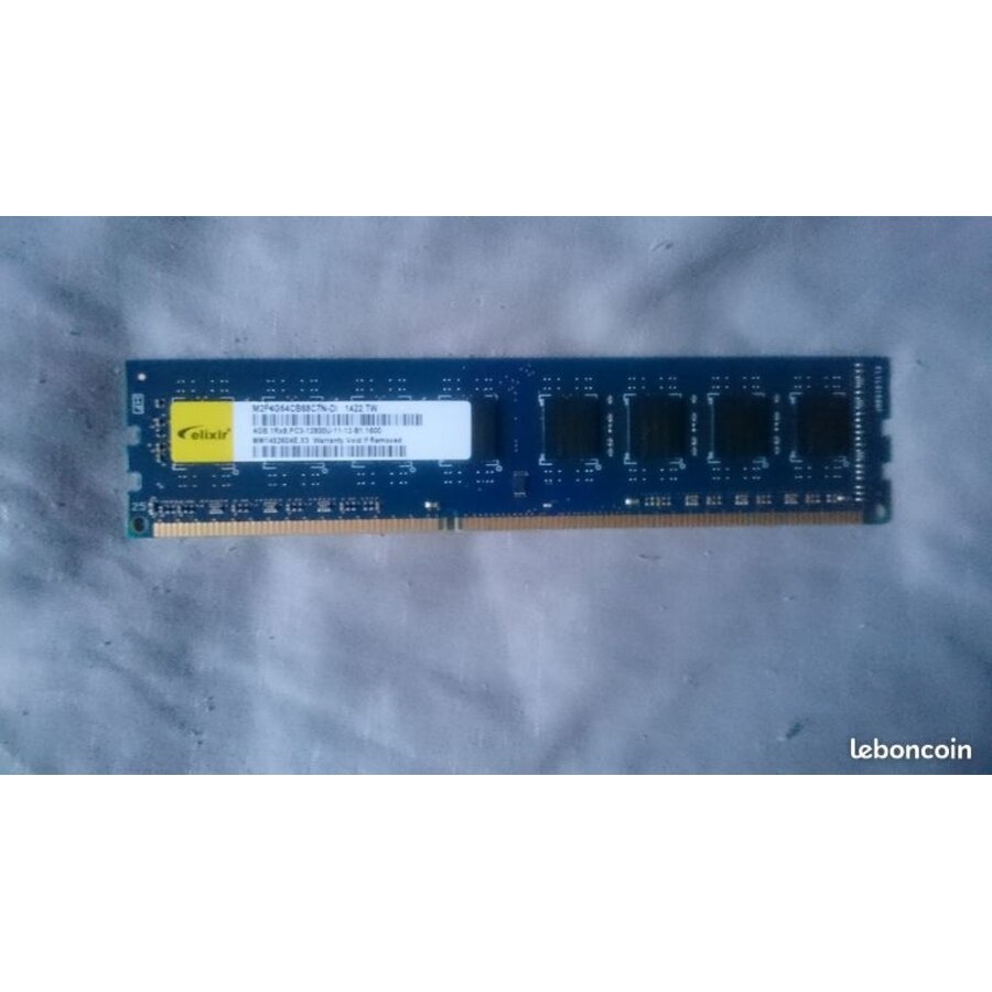 Elixir M2F4G64CC88D7N-DI – 4GB DDR3 1600MHz DIMM Desktop Geheugen – PC3L-12800U-1