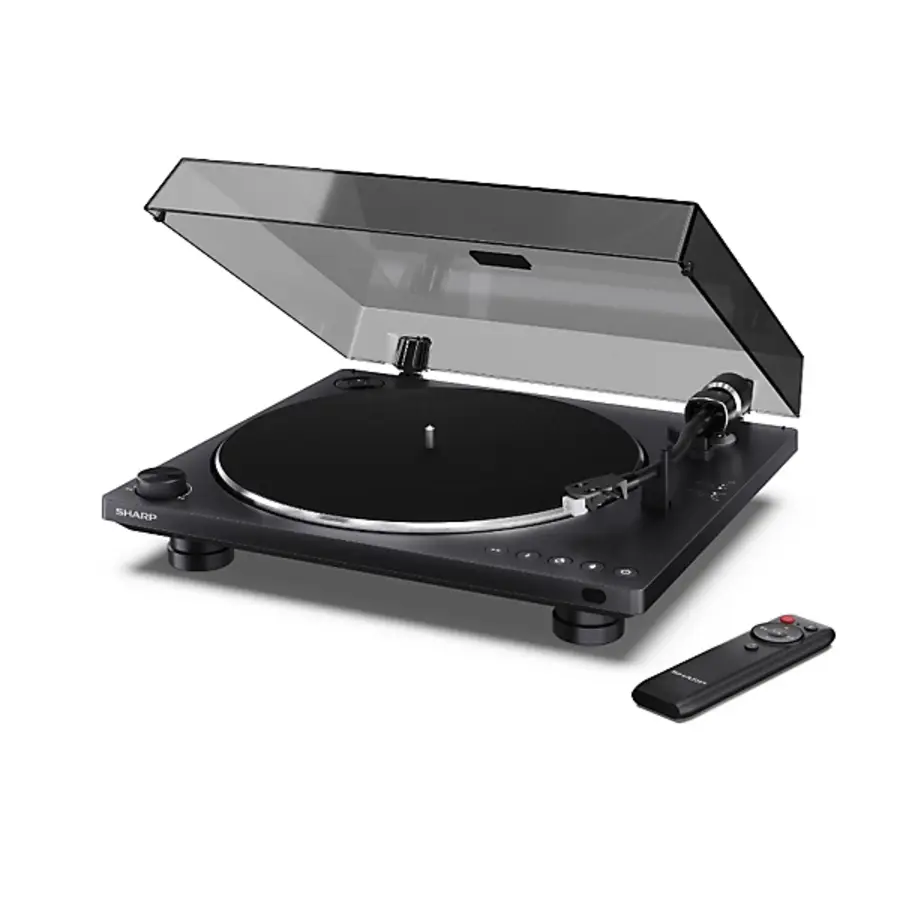 Sharp RP-TT100 – Volautomatische Platenspeler – Bluetooth 5.4 – USB-C – Ingebouwde Voorversterker – Zwart-1