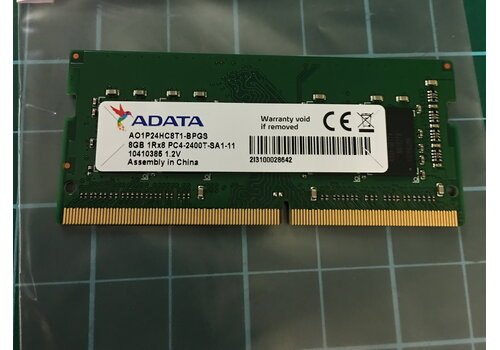 ADATA AO1P24HC8T1-BPGS – 8GB DDR4 2400MHz SO-DIMM Laptop Geheugen – PC4-19200 