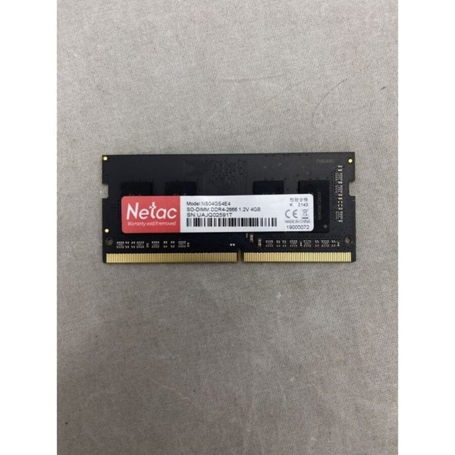 Netac NS04GS4E4 – 4GB DDR4 SO-DIMM Laptop Geheugen-1