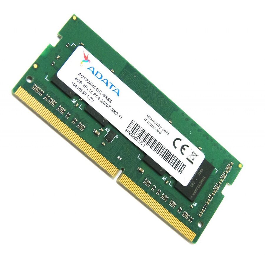 ADATA AO1P24HC4N2-BYNS – 4GB DDR4 2400MHz SO-DIMM Laptop Geheugen – PC4-19200-1