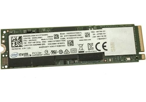 Intel SSDPEKKF256G7L – 256GB M.2 2280 NVMe SSD – Pro 6000p 