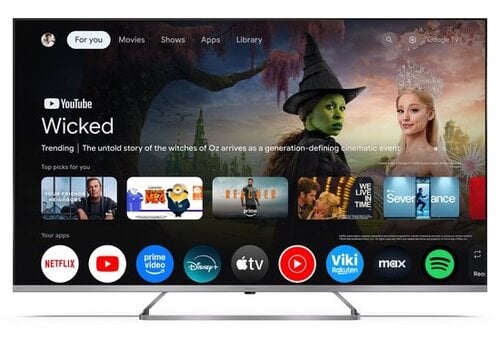 Sharp 55JP7265E – 55 inch 4K Ultra HD QLED MiniLED Google TV – Smart TV – Dolby Vision – Dolby Atmos 