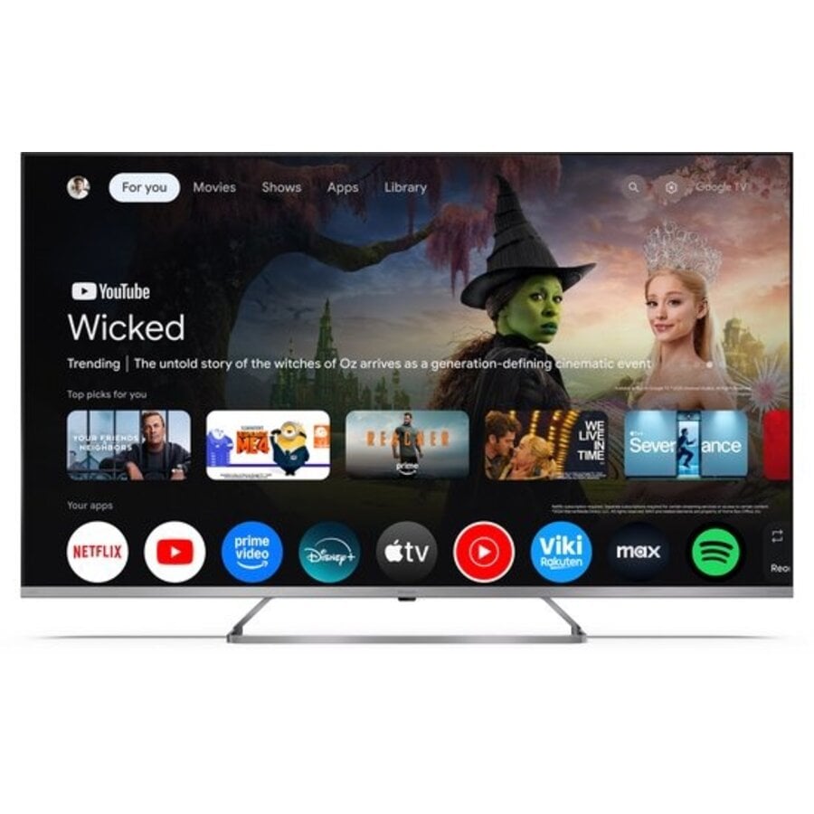 Sharp 55JP7265E – 55 inch 4K Ultra HD QLED MiniLED Google TV – Smart TV – Dolby Vision – Dolby Atmos-1
