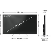 thumb-Sharp 55JP7265E – 55 inch 4K Ultra HD QLED MiniLED Google TV – Smart TV – Dolby Vision – Dolby Atmos-9