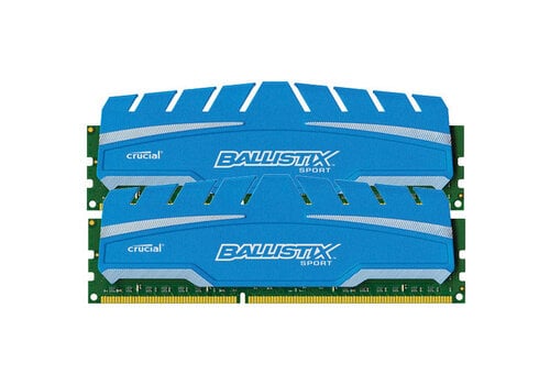 Crucial Ballistix Sport BLS4G3D169DS3.16FER2 – 8GB DDR3 RAM – 1600MHz – PC3-12800 – 2×4GB DIMM 