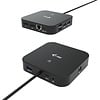 I-TEC i-tec C31DUALDPDOCKPD USB-C Dual Display Docking Station met Power Delivery tot 100W, 2x DisplayPort, 3x USB-A 3.2 Gen 1, 2x USB-A 2.0, USB-C, Gigabit Ethernet en audioaansluiting