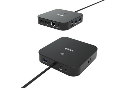 i-tec C31DUALDPDOCKPD – USB-C Dual Display Docking Station – 2x DisplayPort – 100W Power Delivery 