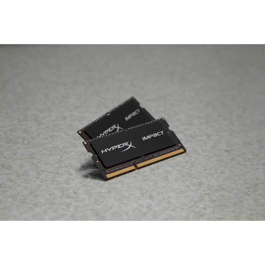 Kingston HyperX HX318LS11IBK2/16 16GB DDR3L laptopgeheugenkit, bestaande uit 2 × 8GB, 1866MHz, PC3L-14900, 204-pins SO-DIMM, CL11, 1,35V en 1,5V.-2