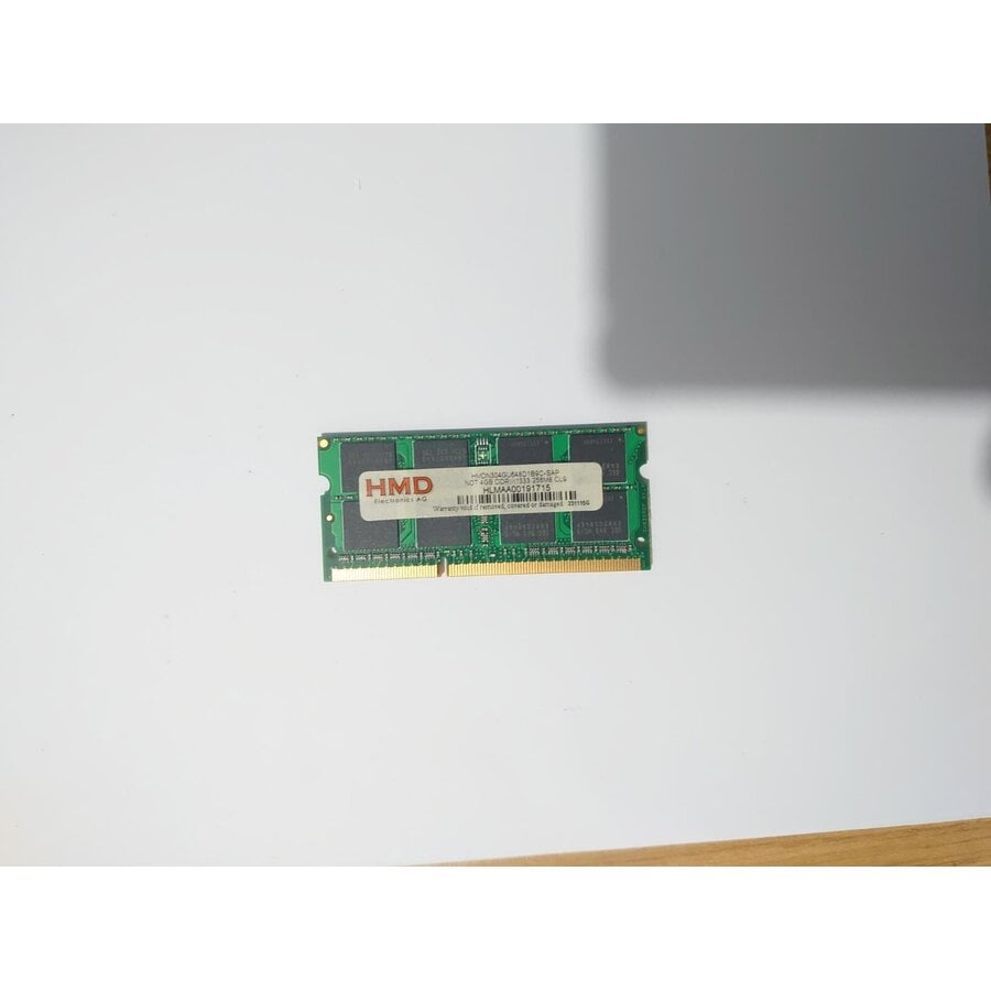 HMD HMDN304GU648D1B9C-SAQ – 4GB DDR3 RAM – 1333MHz – PC3-10600 – SO-DIMM Laptopgeheugen-1