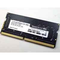 TeamGroup Elite TED48G2666C19-SBK – 8GB DDR4 RAM – 2666MHz – PC4-21300 – 260-Pin SO-DIMM – CL19 – 1,2V