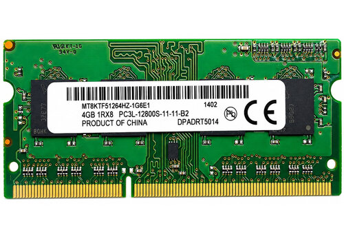 Micron MT16KTF51264HZ-1G4K1 – 4GB DDR3L 1333MHz SO-DIMM Laptopgeheugen – PC3L-10600 