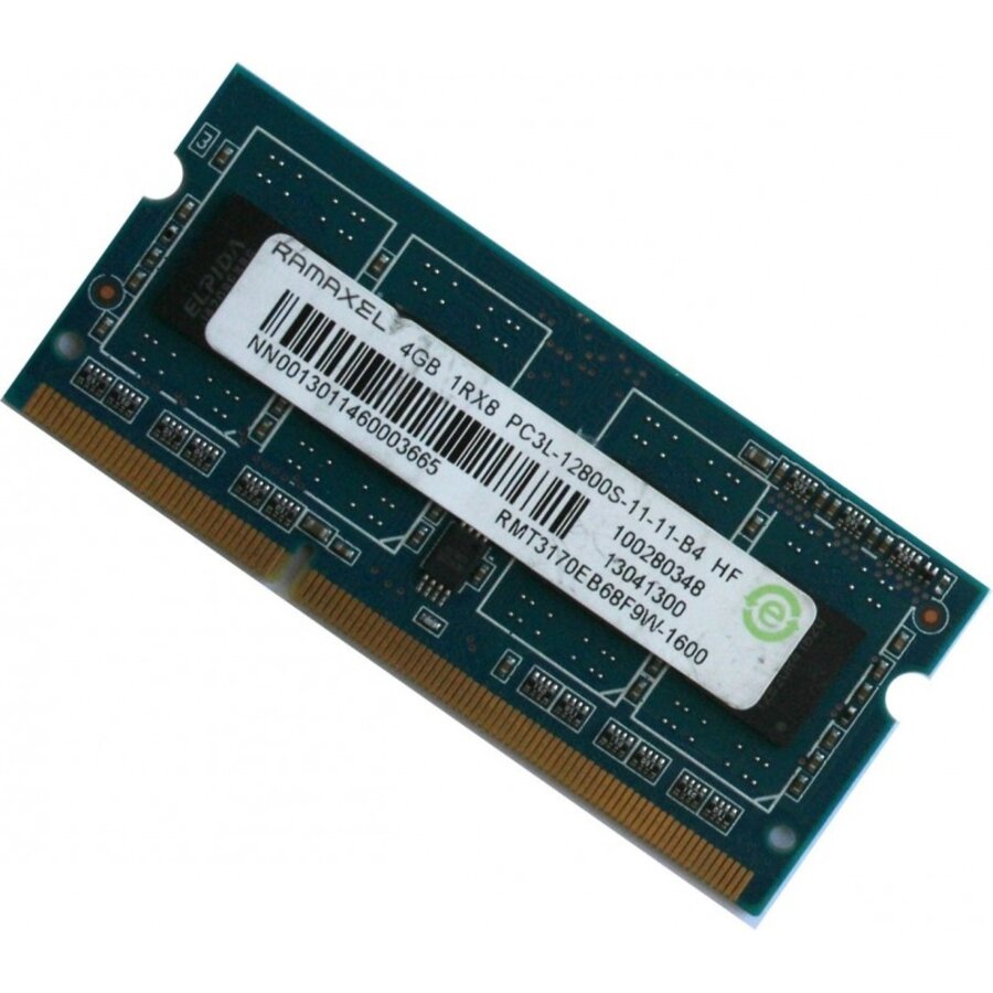Ramaxel RMT3170EB68E9W-1600 – 4GB DDR3 RAM – 1600MHz – PC3-12800S – 204-Pin SO-DIMM – CL11 – 1,5V-1