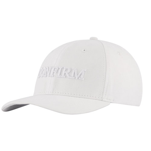 BRAND SUEDE LOOK CAP - WHITE BRAND SUEDE LOOK CAP - WHITE