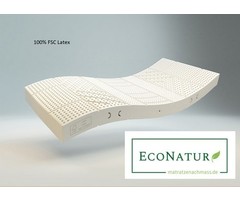 80x200 Kindermatratze 100% Naturlatex EcoNatur